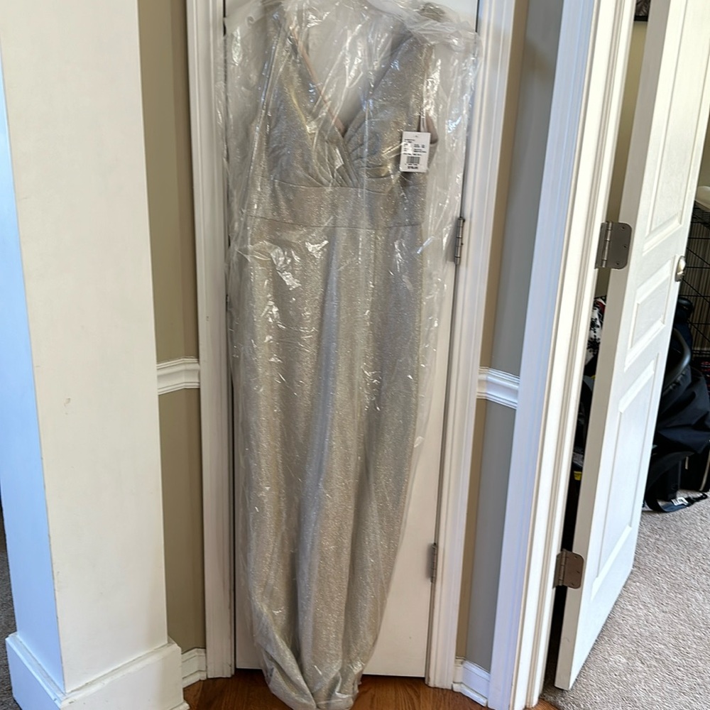 Silver sparkle dress